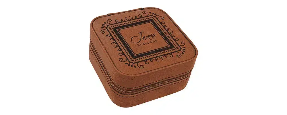 Engraved Bridal Jewelry Case