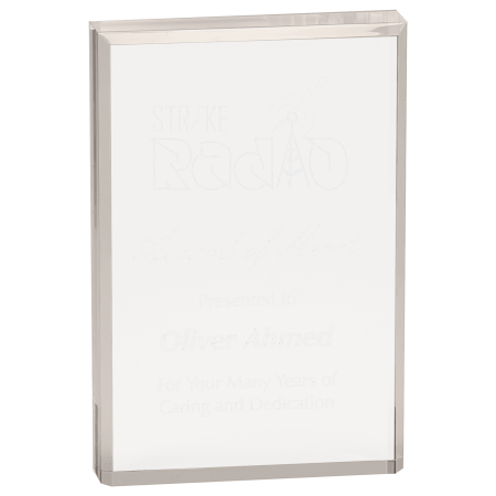 4" x 6" Clear Rectangle Acrylic