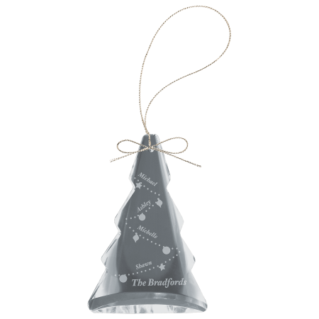 3" Crystal Tree Ornament