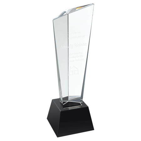 10" Crystal 3D Rising Peak