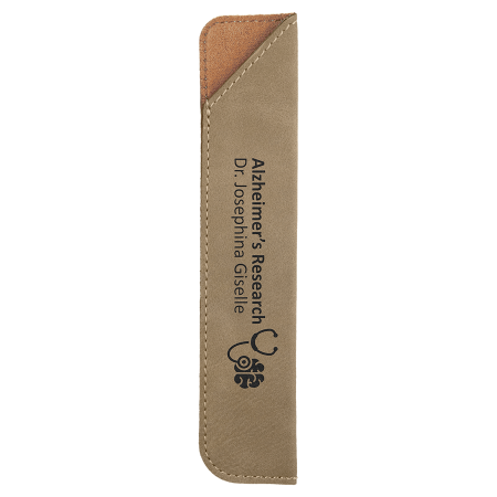 6 1/4" Laserable Leatherette Pen Sleeve