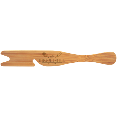 14" Bamboo Oven Rack Tool
