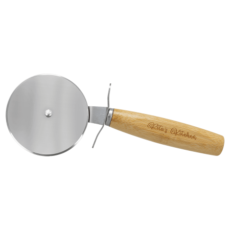 9 1/4" Bamboo Pizza Cutter