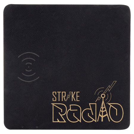 8" x 8" Laserable Leatherette Phone Charging Mat