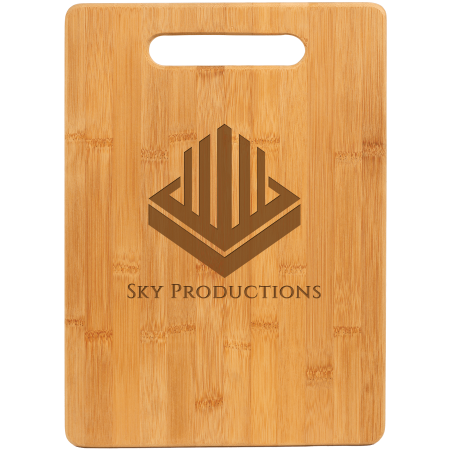 13 3/4" x 9 3/4" Bamboo Rectangle Cutting Board