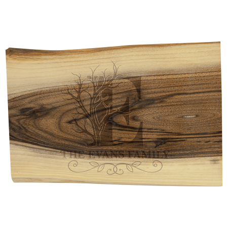9" x 6" Black Walnut Bar Cutting Board