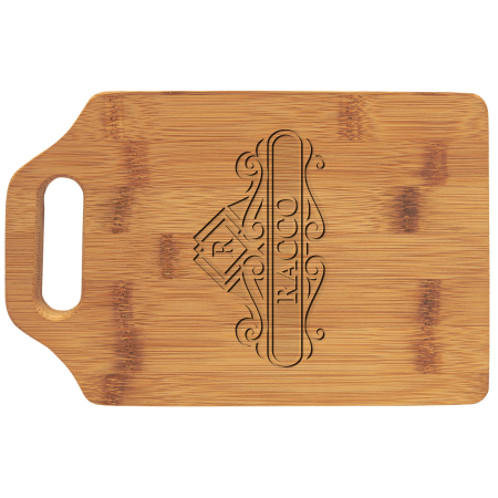 9" x 6" Bamboo Cutting Board with Handle