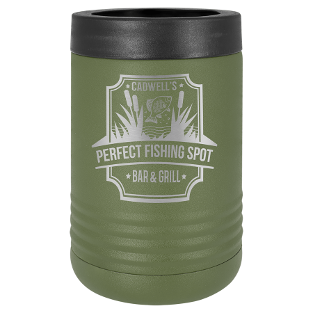 Polar Camel Olive Green Stainless Steel Vacuum Insulated Beverage Holder