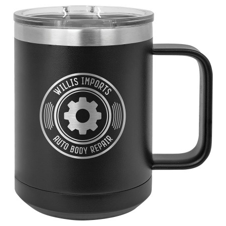 Polar Camel 15 oz. Vacuum Insulated Mug with Slider Lid