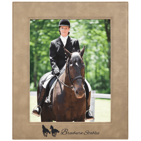 8" x 10" Laserable Leatherette Photo Frame