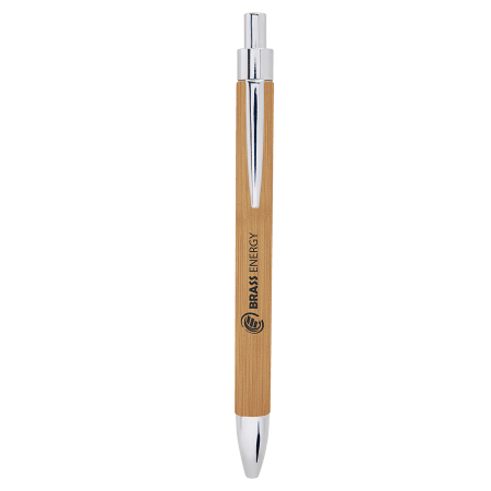 Bamboo Laserable Leatherette Pen