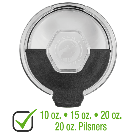 Snap Lid for 10, 15, 16, 20 oz. Polar Camel Tumblers or 20 oz. Pilsners