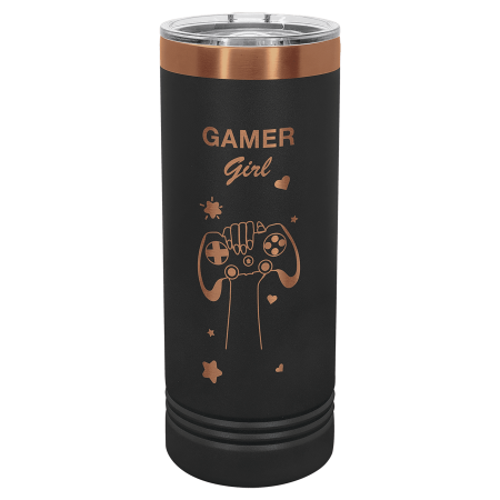 Polar Camel 22 oz. /Rose Gold Skinny Tumbler