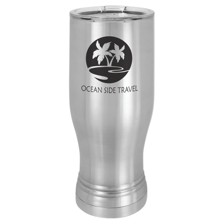 Polar Camel 20 oz Pilsner with Clear Lid