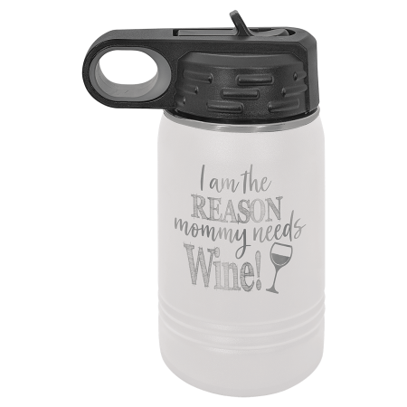 Polar Camel 12 oz. White Polar Bottle