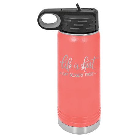 Polar Camel 20 oz. Coral Water Bottle
