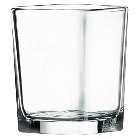 Polar Camel 2 1/4 oz. Square Shot Glass