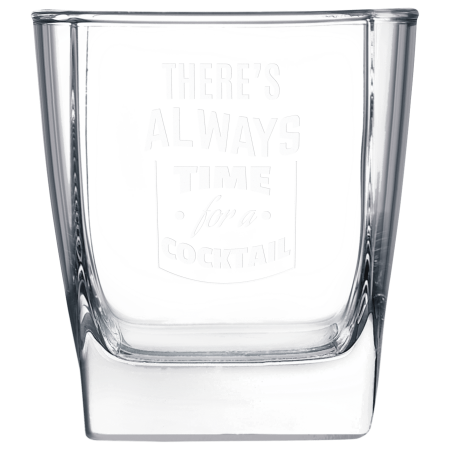 Polar Camel 10 1/2 oz. Square On The Rocks Glass
