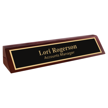 10 1/2" Piano Finish Desk Wedge