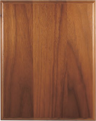 8" x 10" Step-Edge Genuine Walnut Plaque