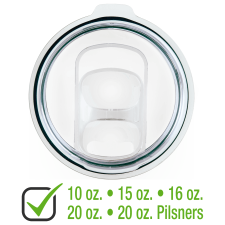 Slider Lid for 10, 15, 16, 20, Polar Camel Tumblers or 20 oz.              Pilsners